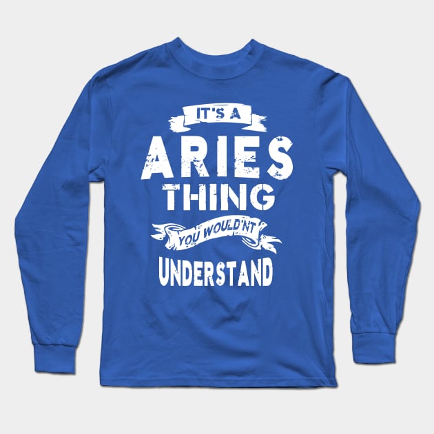 it's aries thing 3 Long Sleeve T-Shirt by thihthaishop